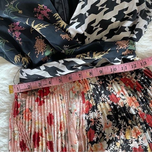 Delfi Collective | Anthropologie Camille Patchwork Floral Print Dress - Picture 13 of 14